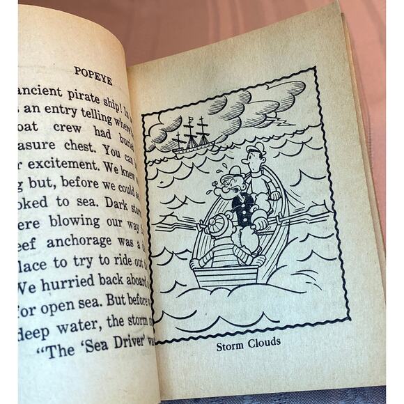 Vintage 1967 Big Little Books POPEYE; Ghost Ship to Treasure Island GUC - Picture 3 of 15